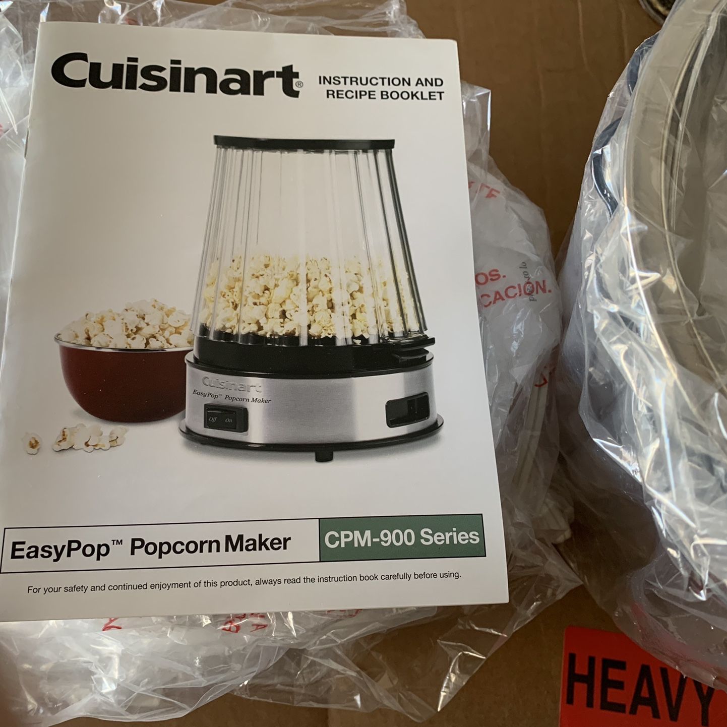 Brand New Cuisinart Hit Air Popcorn Maker Red HAP-200SA for Sale in San  Jose, CA - OfferUp