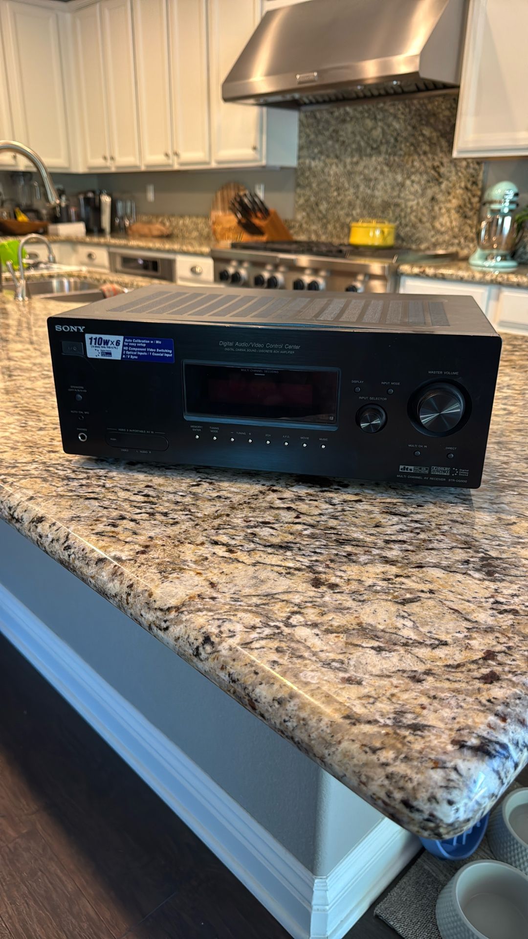 Sony Multi Channel AV Receiver (model #STR-DG500)
