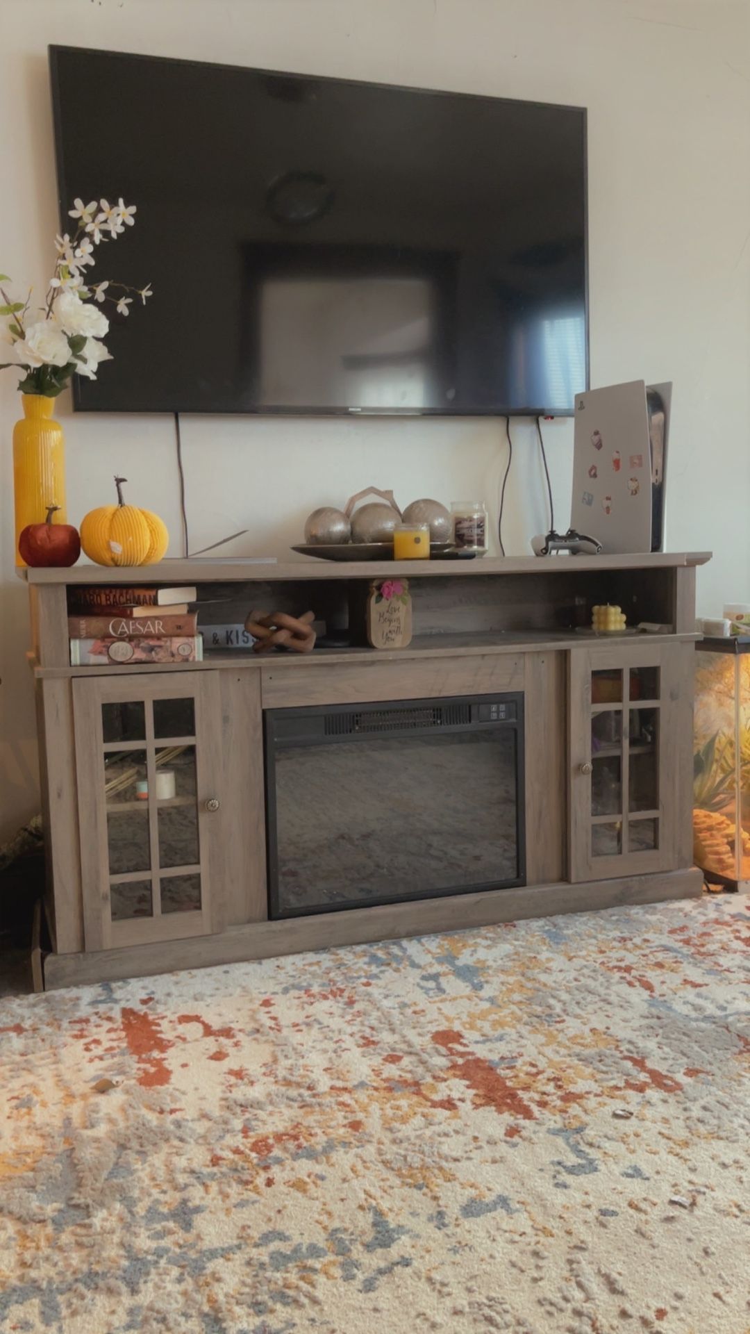 Electric Fire Place Tv Stand