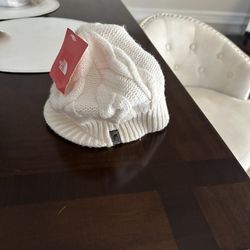 The north face beanie hat with visor