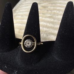 Evil eye adjustable ring