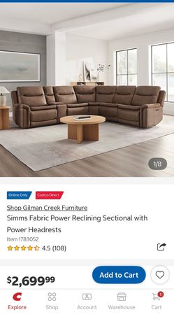 Recliner sectional couch