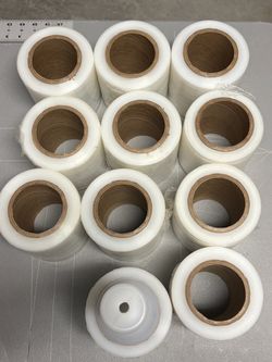 Clear Stretch Wrap Film Rolls – Lot of 11