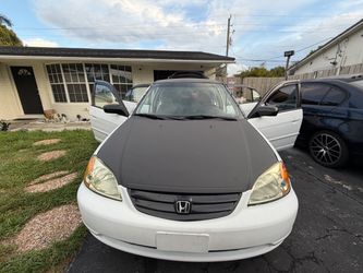 Honda Civic LX 2001 Manual (White&Black)