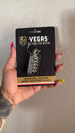 Golden Knights Game Used Rink Glass