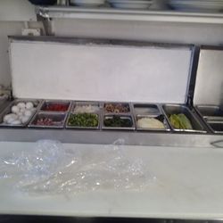 Pp freezer and prep table