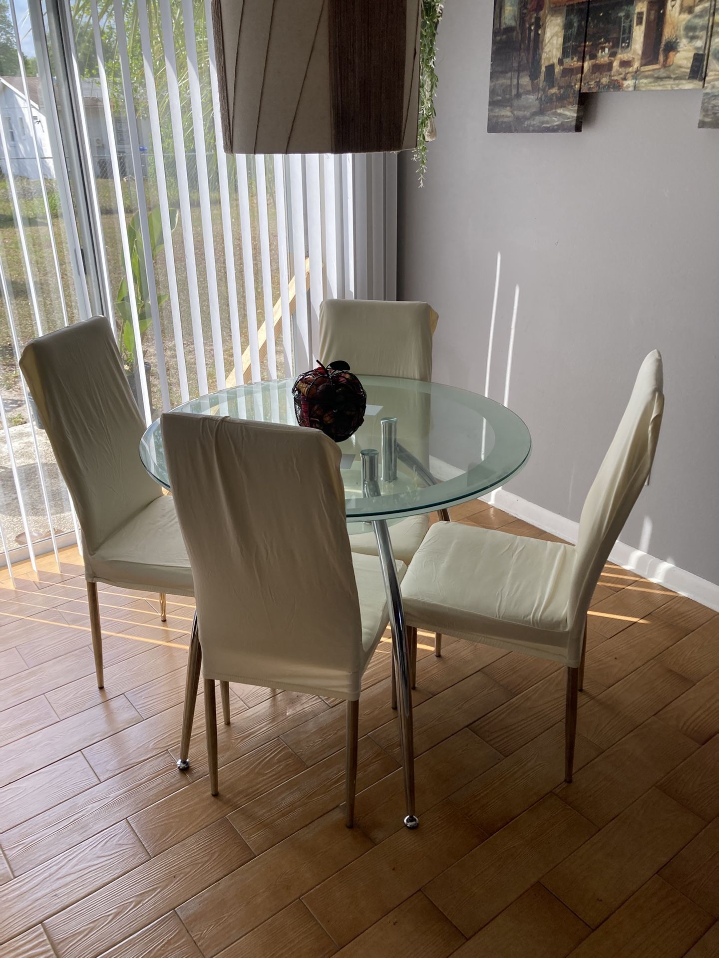 4 Chairs Dinner Table