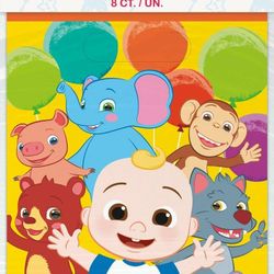 Cocomelon Treat Bags 16 Pieces 