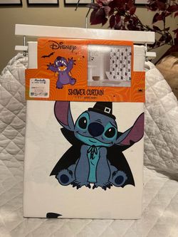 Stitch shower curtain