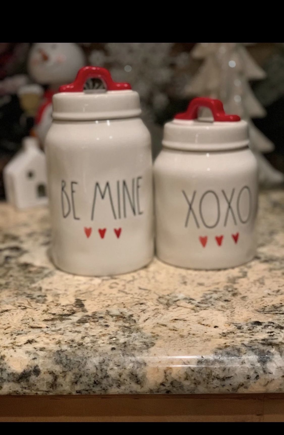 Rae Dunn VHTF Valentines Canisters