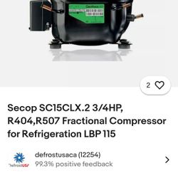 SECOP COMPRESSOR BRAND NEW