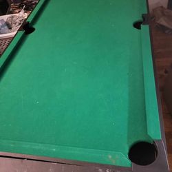2 In 1 Flip Top Pool Table That Flips Over To Air Hockey Table