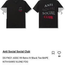 Anti Social Social Club Tee Xxl