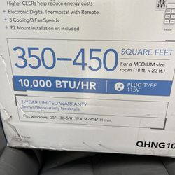 $300 OBO 10,000 BTU AIR CONDITIONER NEW IN BOX 