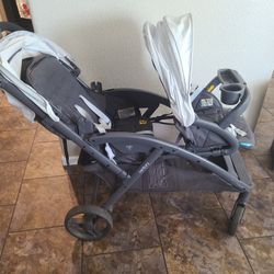 Infant-toddler Double Stroller 