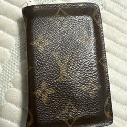 LV Pocket Organizer Monogram Brown Wallet 