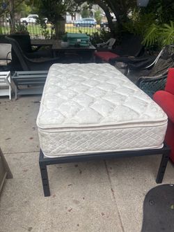 Twin bed and frame