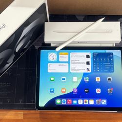 Apple Ipad AIR 5th GEN 10.9” 256GB W/Apple Pencil IN BOX Like New!!!