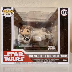 Funko Pop Star Wars Han Solo Millennium Falcon 