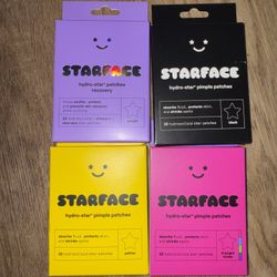 Starface Hydro-Star Pimple Patches — Set of 4 (New/Sealed)