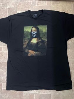 Fashion Nova Man Mona Lisa Black T Shirt XXL
