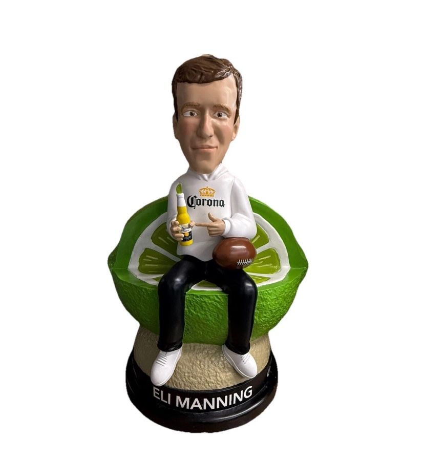Football Corona Bobble Head - Eli Manning (35in)