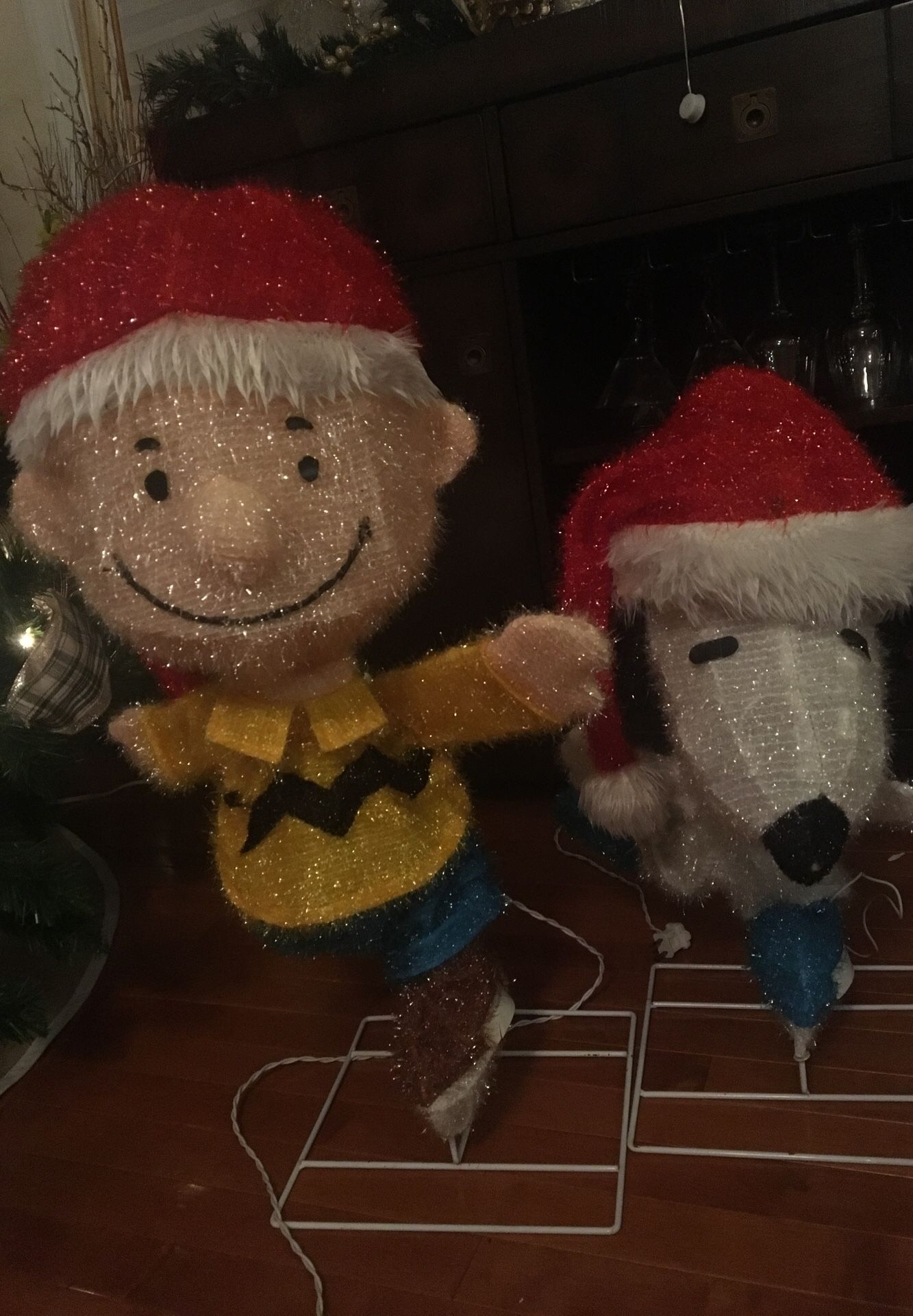 Snoopy & Charlie Brown Outdoor Holiday Decorations