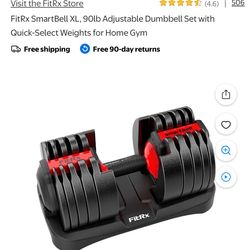 Fit Rx 90lb Adjustable Wieght