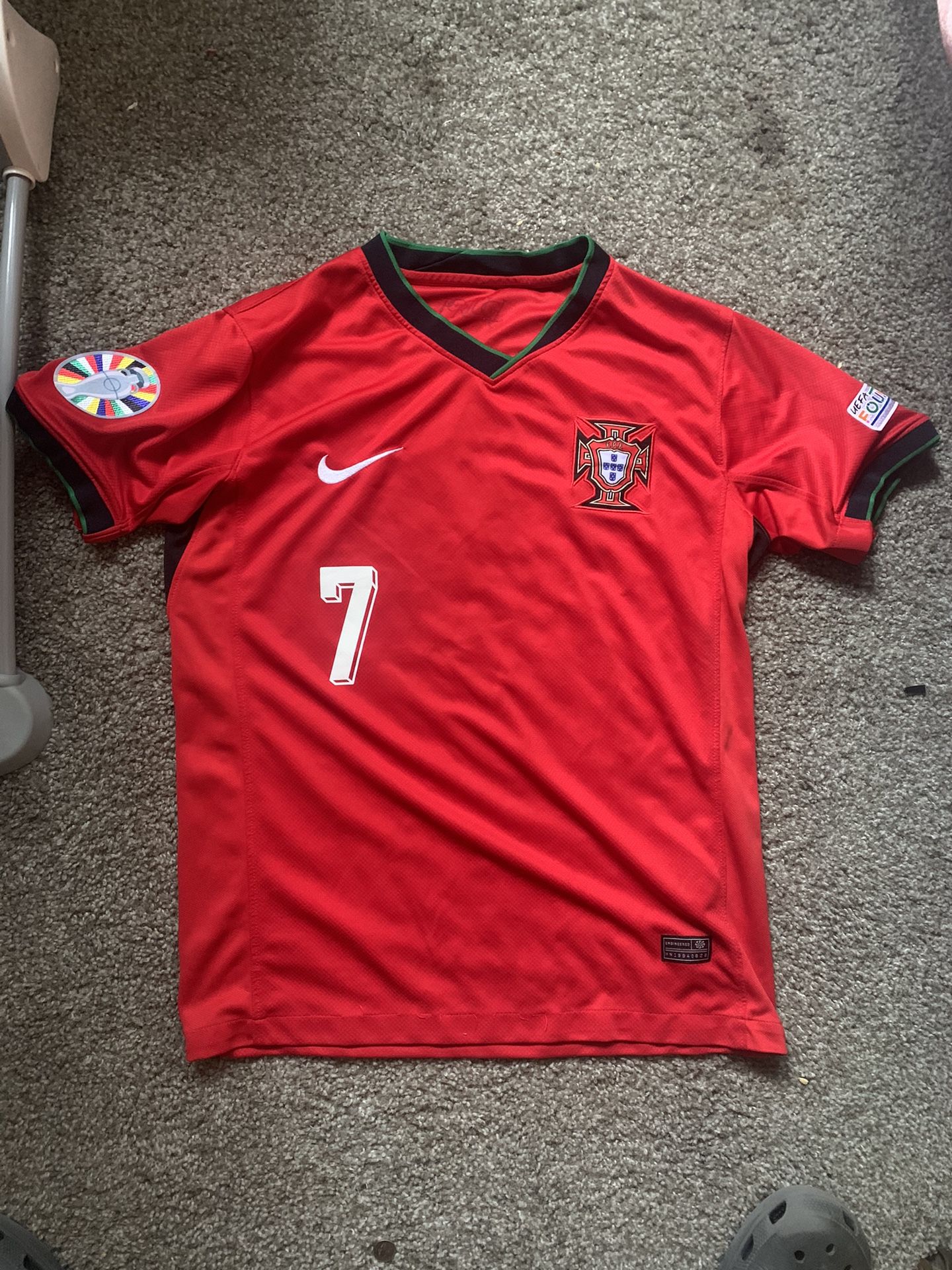 Portugal Version/Short Sleeves/7# Cristano Ronaldo Home Kit/Soccer Jerseys