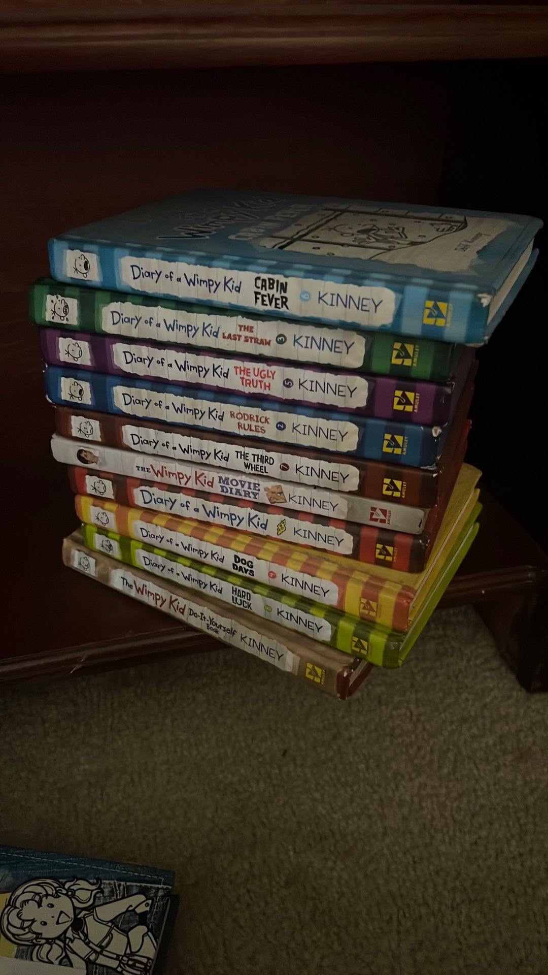 10 Diary Of A Wimpy Kid Books Collection 