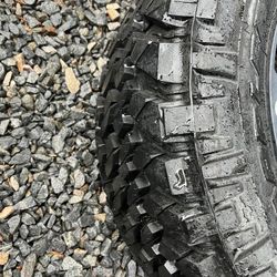 Brand New 295/60R20 Cooper M/T Tire on 20” Mayhem Wheel – Never Used