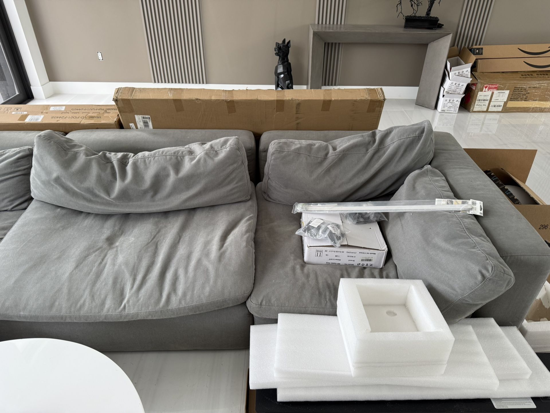 Furniture Stores Modani Bar Stools Modani Bloom Modular Sofa Grey