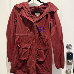 Mossimo Supply Co. Jacket Maroon 