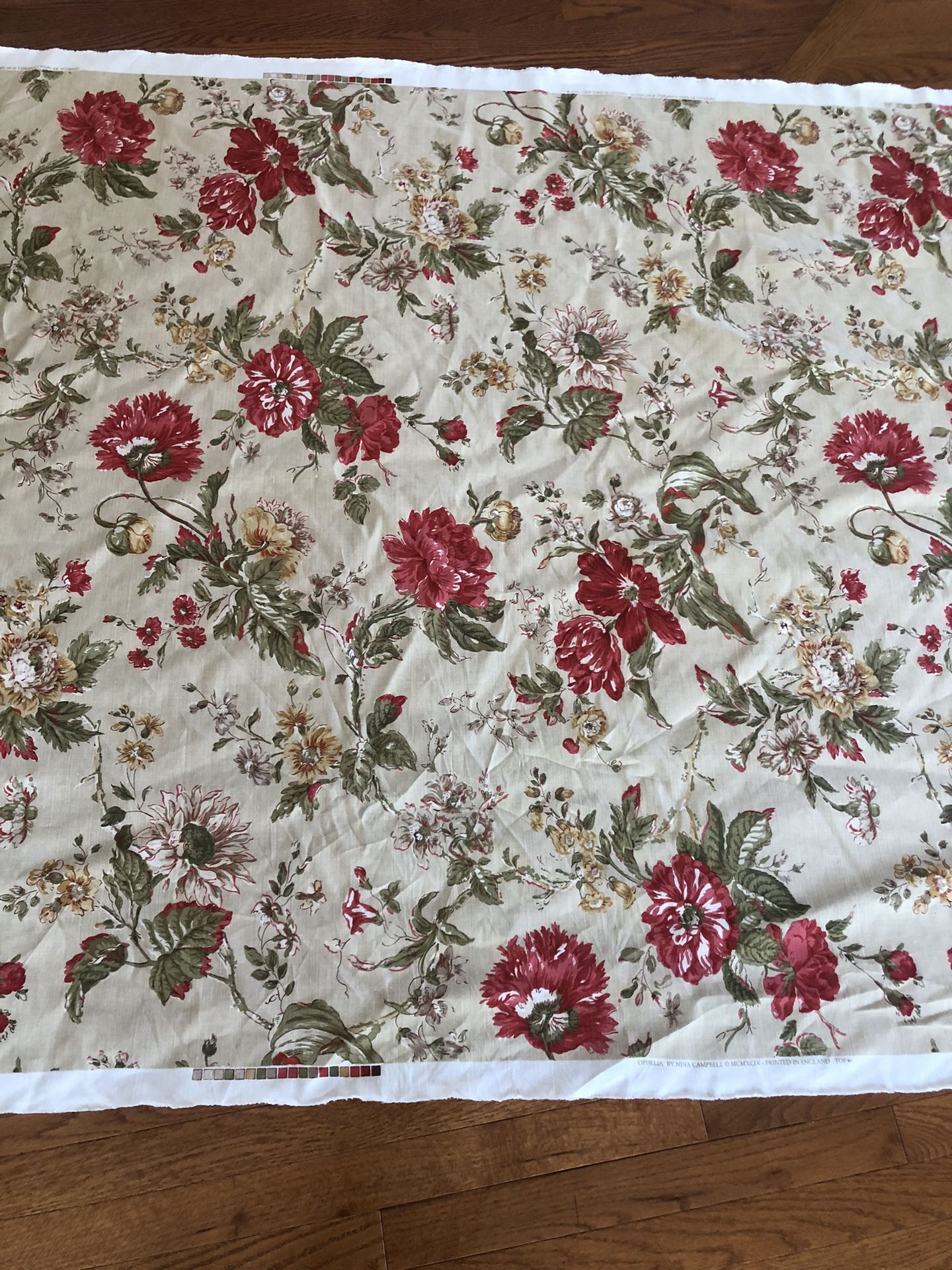 5 1/2 Yards Of Beautiful Upholstery Fabric- Brand New