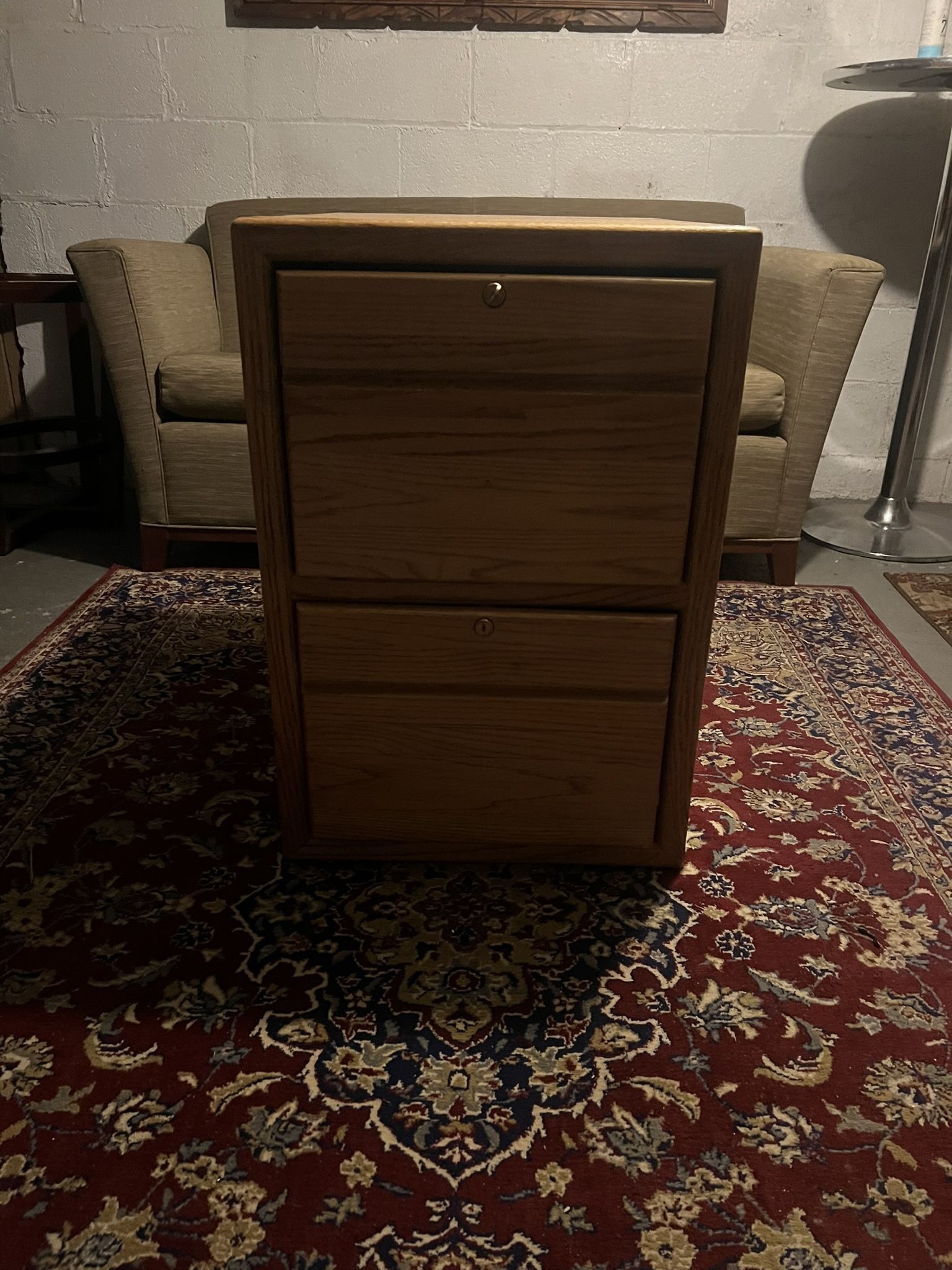 Wood Cabinet File Solid Wood With Key