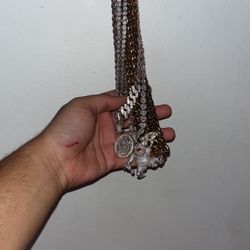 Mossinite Silver Chains For Sell