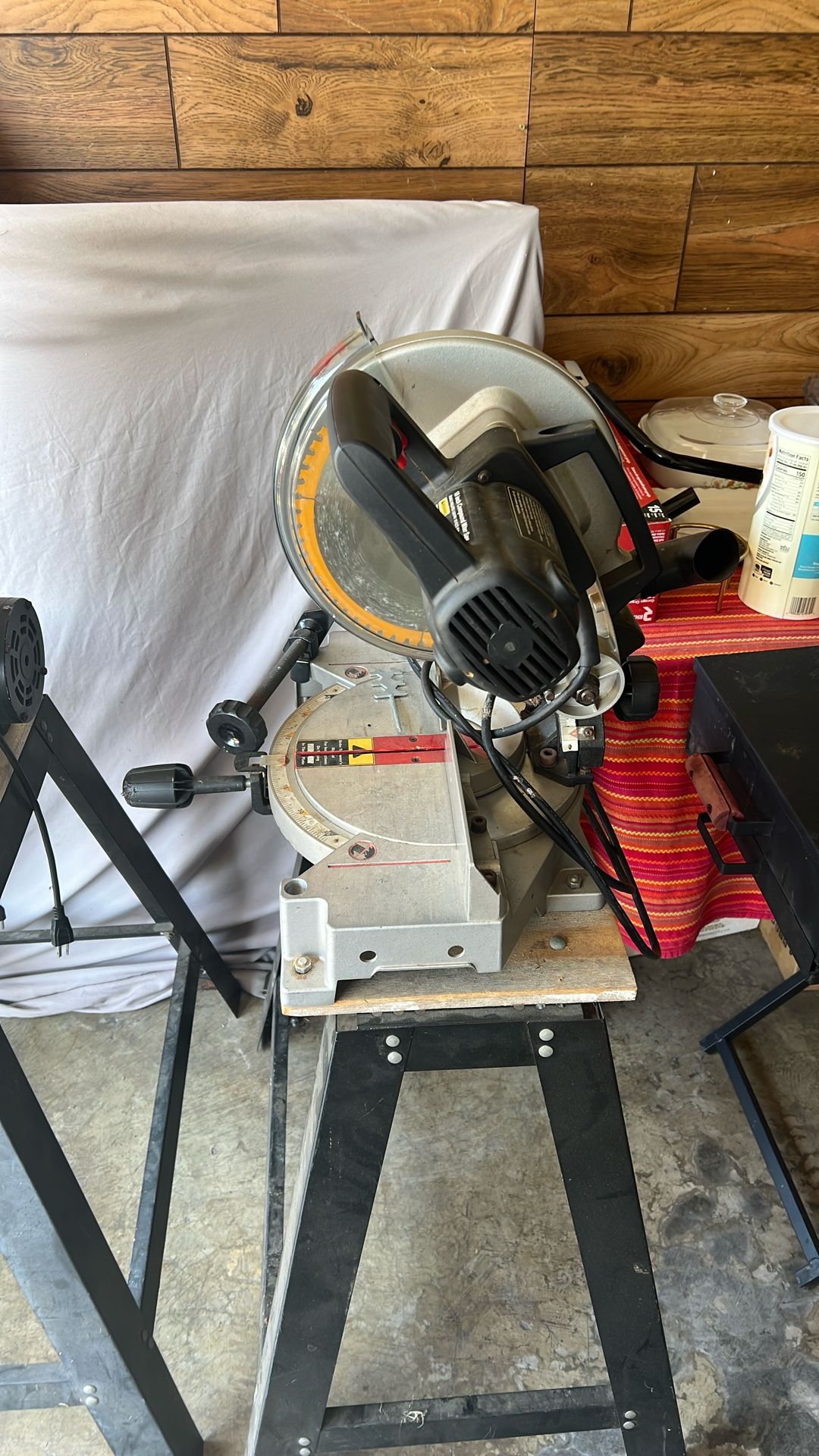 Miter Saw, Drill Press, Band Saw