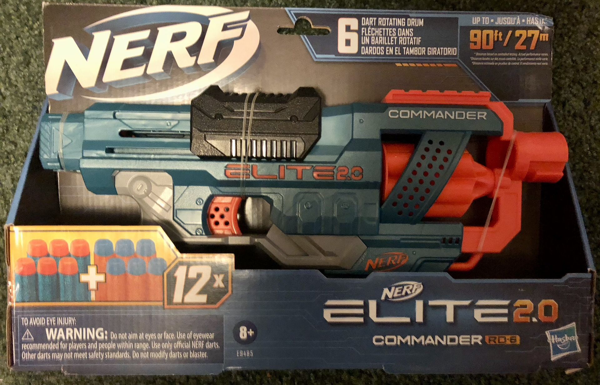 NERF ELITE COMMANDER 2.0 GUN NEW
