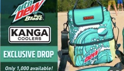 RARE Exclusive Berry Blast Mtn Dew Kanga Cooler - Limited Edition - 1 of 1000