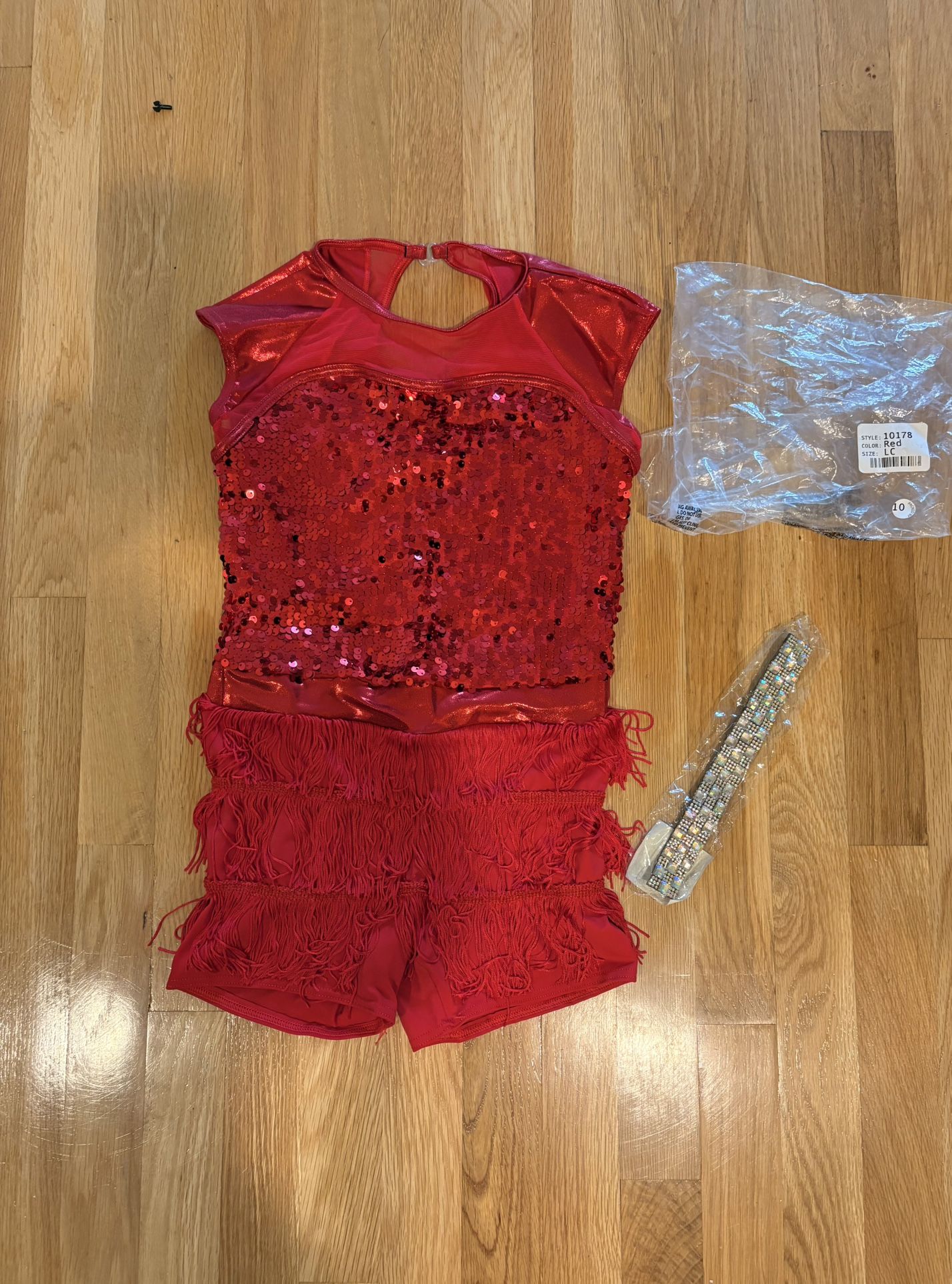 New Girls Costume And Hair Piece Size 10