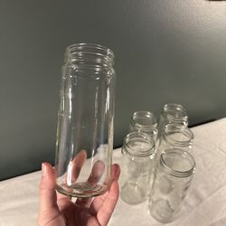 Glass jars