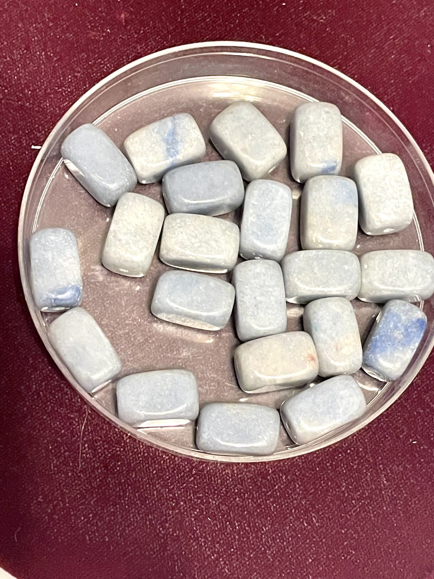 Lot Of Angelite Beads