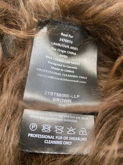 ✨ Gorski Real Fur Scarf / Collar – Lamb & Ovis Aries ✨