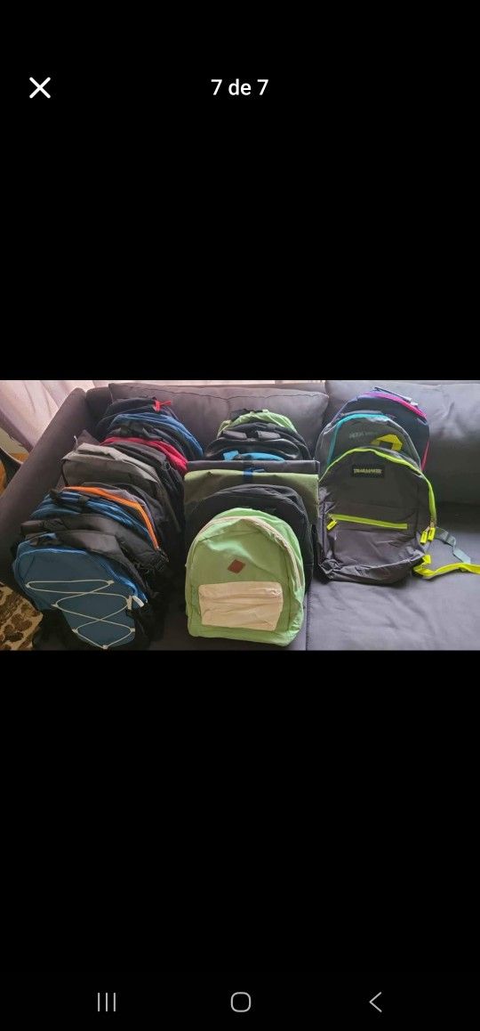 Backpacks. School supplies inside included (Vary)