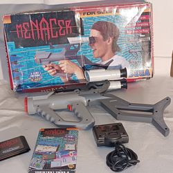 Sega Menacer Light Gun for Sega Genesis, complete with box