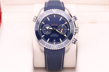 Omega Seamaster Planet Ocean Chronograph Blue Strap