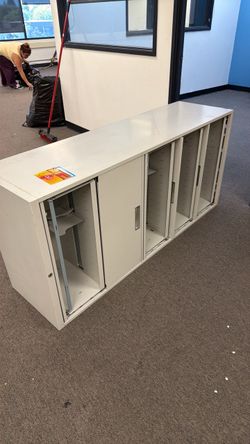 2  metal cabinets
