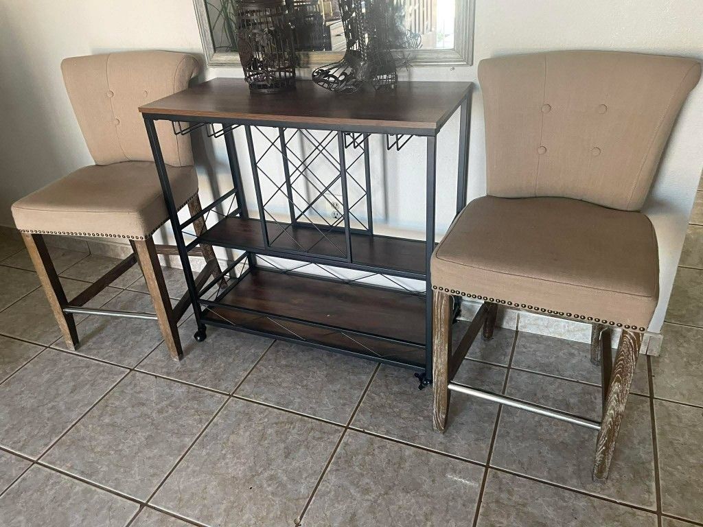 Beautiful Bar With Stools