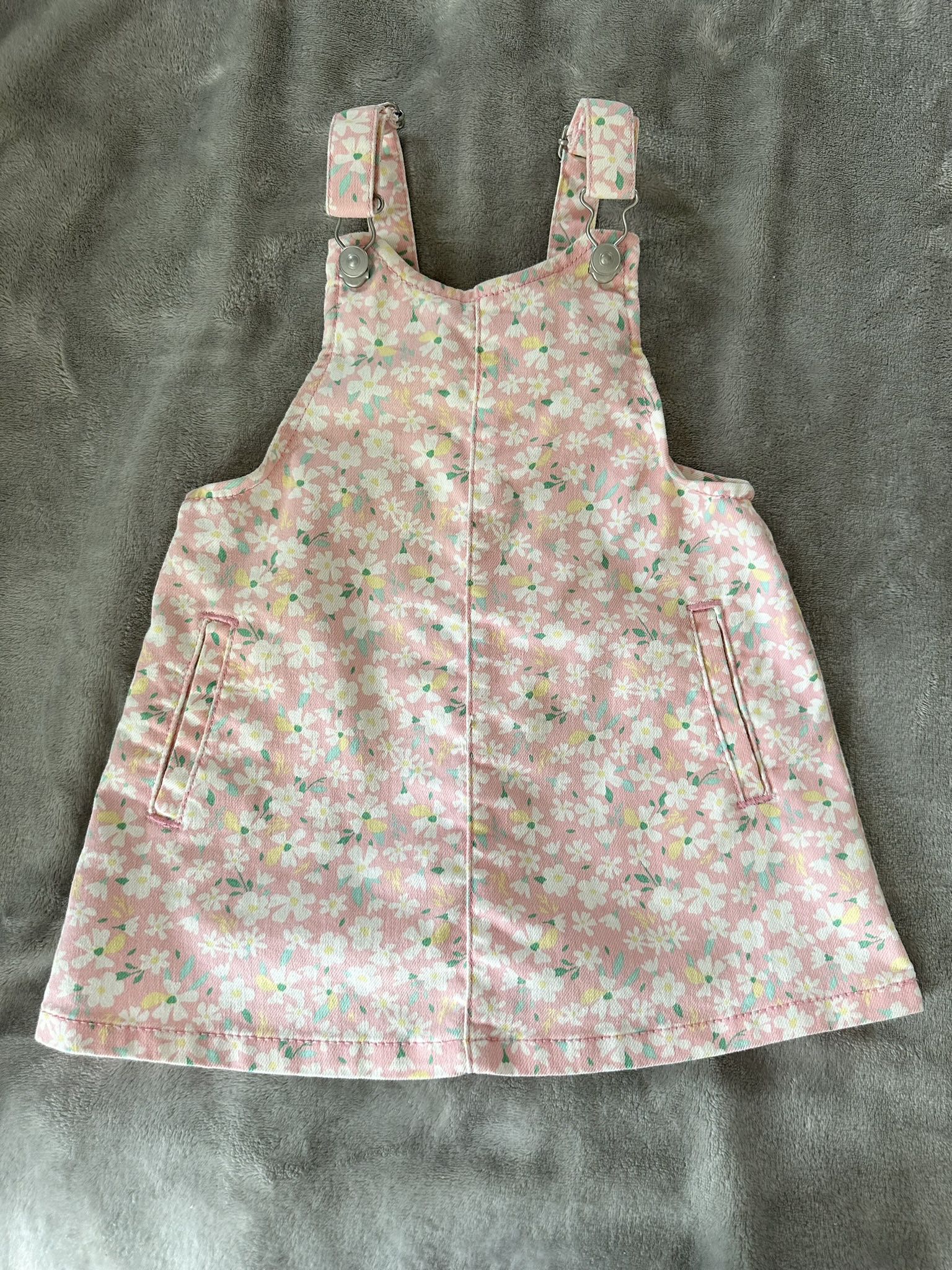 Used 2T Girl Overall Dress - $5