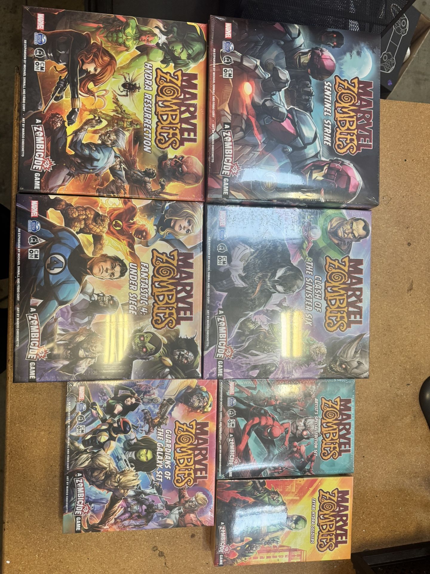 Marvel Zombies Board Game Collection